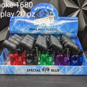 SPECIAL BLUE DUAL MINI PLASTIC TORCH 20PK - LT116M