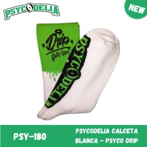 PSYCODELIA CALCETA BLANCA - PSYCO DRIP