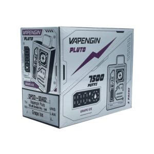 Vapengin Pluto 7500 puffs Disposable 50mg - 5pack - Grape Ice