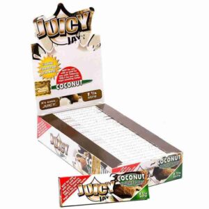 JUICY JAYS ROLLING PAPPER 24/Pack 1 1/4 COCONUT