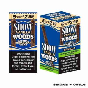 SHOW WOODS 8PACK 5PIEZAS VAINILLA