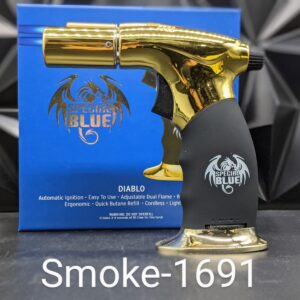 SPECIAL BLUE DIABLO TORCH GOLD METAL HEAD - DIA102G