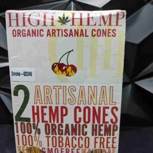 HIGH HEMP CONES -15/Pack - BLAZING CHERRY
