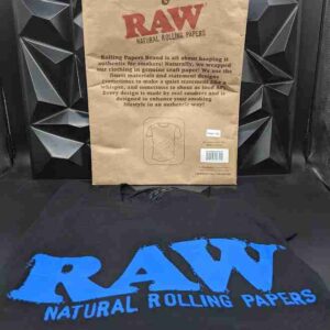 RAW BLACK SHIRT BLUE RAW LOGO3XL RPRAWR220933X