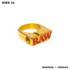 RAW SMOKE RING GOLD SIZE 11