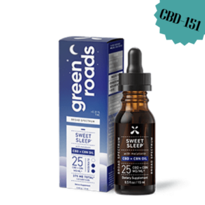 GREEN ROADS - 4/Pack - 375mg - Sweet Sleep CBD Oil