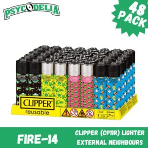 CLIPPER LIGHTER (48/PACK) - EXTERNAL NEIGHBOURS