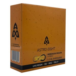 ASTRO EIGHT DISPOSABLE 2.2G - Infinity Blend Resin/D8/HHC/THCP-Meridian Melon