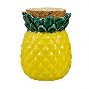 PINEAPPLE STASH JAR (88124) CERAMIC
