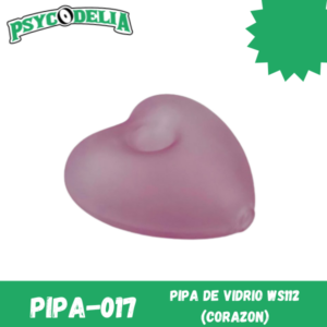 PIPA DE VIDRIO WS112 (CORAZON)