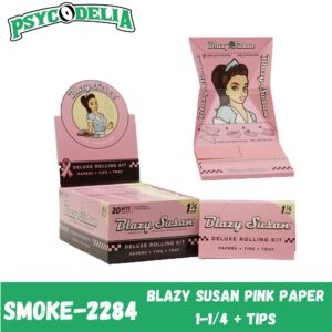 BLAZY SUSAN PINK PAPER+TIPS (SIZE 1 1/4) 20/PACK