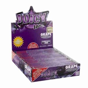 JUICY JAYS ROLLING PAPPER 24/Pack KS GRAPE