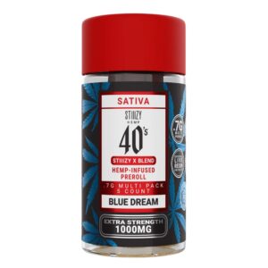 STIIIZY 3.5g 5 Pre Rolls X Blend 40's - Blue Dream (10/pack)