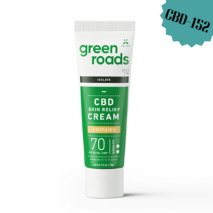 GREEN ROADS - 12/Pack - 70mg - Travel Size Skin Relief CBD Cream