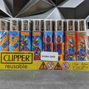 CLIPPER LIGHTER (48/PACK) - HIPSTER PINEAPPLE