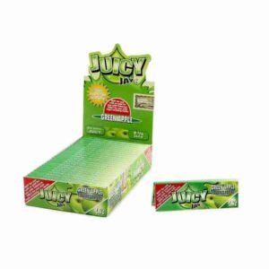 JUICY JAYS ROLLING PAPPER 24/Pack 1 1/4 GREEN APPLE