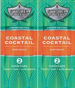 SWISHER SWEETS 2PACK BOX w/15 COASTAL COCKTAIL