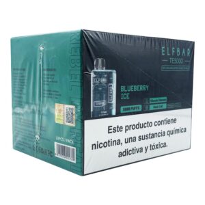 Elf Bar TE 5000 Disposable 5% (10/pack 130ml) Blueberry ice