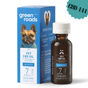 GREEN ROADS - 4/Pack - 210mg -  Medium Dog CBD Pet Drops