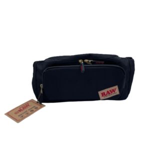 RAW BELT/SLING BAG BLACK WITH REMOVABLE FOIL POUCH