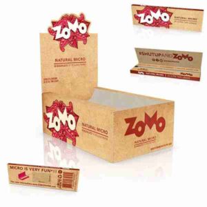 ZOMO ROLLING PAPER -50/Pack - 1 1/4 - NATURAL MICRO SLIM