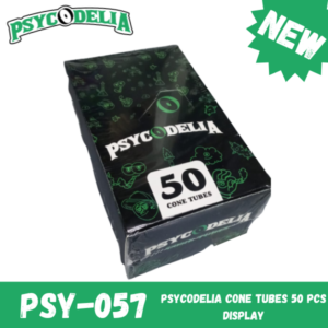 PSYCODELIA CONE TUBES 50 PCS DISPLAY