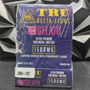TRU DELTA 8 TINCTURE GELATO 1500MG (HYBRID) 10 PACK