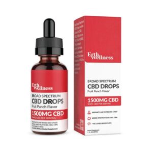 ERTH WELLNESS CBD TINCTURE 1500MG -30/ML - FRUIT PUNCH