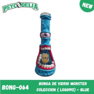 BONGA DE VIDRIO MONSTER COLECCION ( LOQ0192) - BLUE