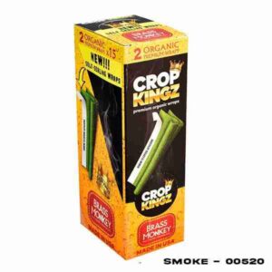 CROP KINGZ BRASS MONKEY ORGANIC WRAPS 15CT