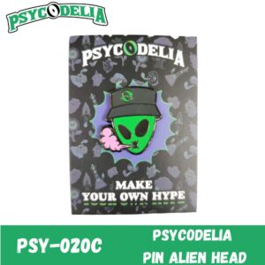 PSYCODELIA PIN ALIEN HEAD