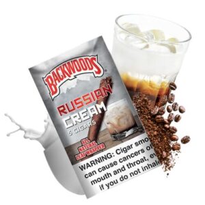 BACKWOODS BOX w/8 (5 Pack) RUSSIAN CREAM