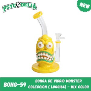 BONGA DE VIDRIO MONSTER COLECCION ( LOQ0184) - MIX COLOR
