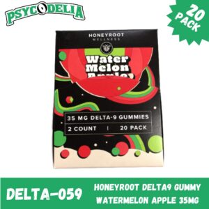 HONEYROOT DELTA9 GUMMY (20pack) Watermelon apple 35mg