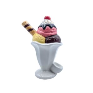 CERAMIC (88141) PIPA ICE CREAM SUNDAE PIPE