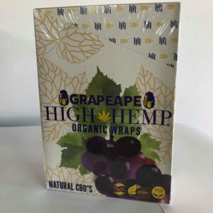 HIGH HEMP WRAPS -25/Pack - GRAPE APE
