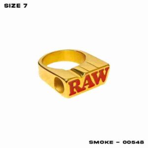 RAW SMOKE RING GOLD SIZE 7