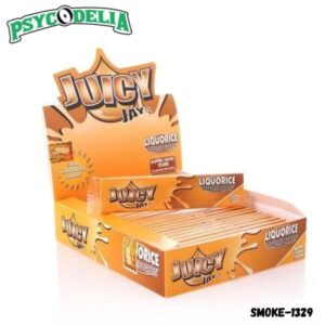 JUICY JAYS ROLLING PAPPER 24/Pack KS LIQUORICE