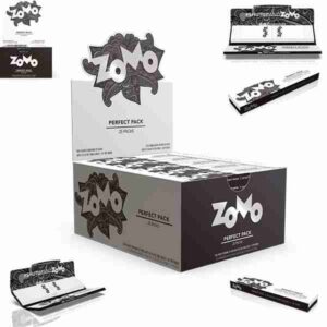 ZOMO ROLLING PAPER -25/Pack - KS - PERFECT BLACK PACK + TIPS