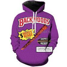 BACKWOODS HOODIE SWEAR S PURPLE
