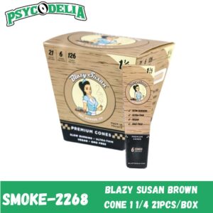 BLAZY SUSAN BROWN CONE (SIZE 1 1/4) 21/PACK