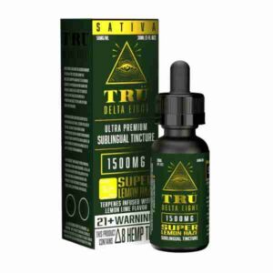 TRU DELTA 8 TINCTURE SUPER LEMON HAZE 1500MG (SATIVA) 10 PACK