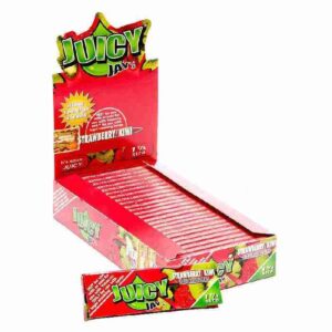 JUICY JAYS ROLLING PAPPER 24/Pack 1 1/4 STRAWBERRY KIWI