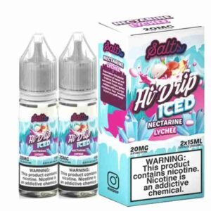 HI-DRIP SALT NECTARINE LYCHEE ICED 2X15ML 20MG