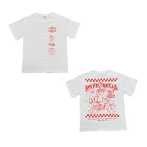 PSYCODELIA SHIRT/CAMISA WHITE - HOT PIZZA S