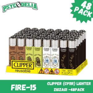 CLIPPER LIGHTER (48/PACK) - ZIGZAG1