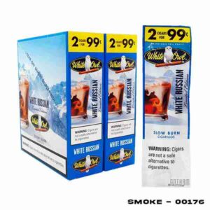 WHITE OWL BOX w/15 WHITE RUSSIAN