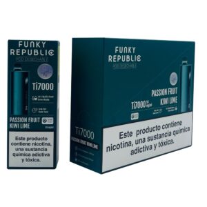FUNKY REPUBLIC TI 7000 Disposable (5/PACK 12.8ml) - Passion Fruit Kiwi Lime