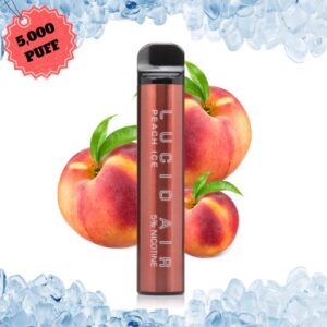 LUCID AIR 5% PEACH ICE 10PACK