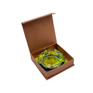 GLASS ASHTRAY (JL-D0060) AURORA